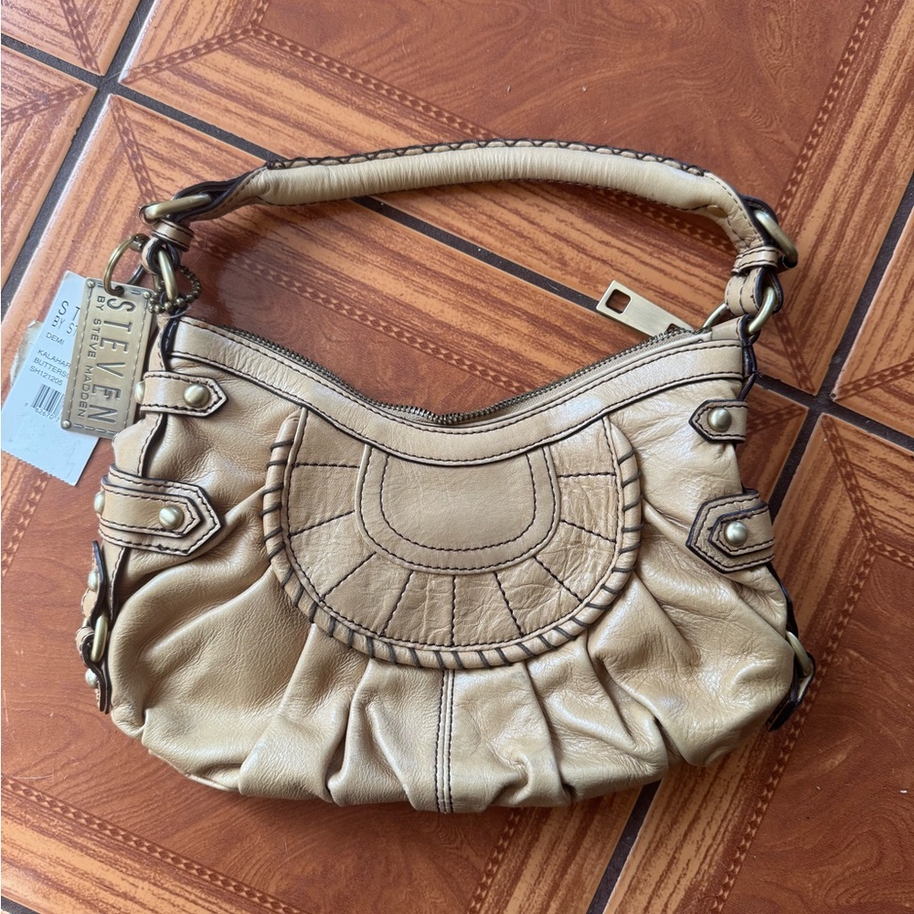 Steven by Steve Madden Tan Leather Bag